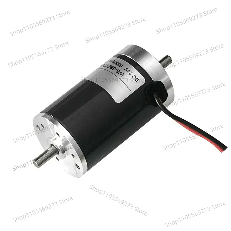 WS-38ZYT64-R 38mm DC Dual-Axis Micro Motor High Speed Forward Reverse Gear Motor for DIY Replacement