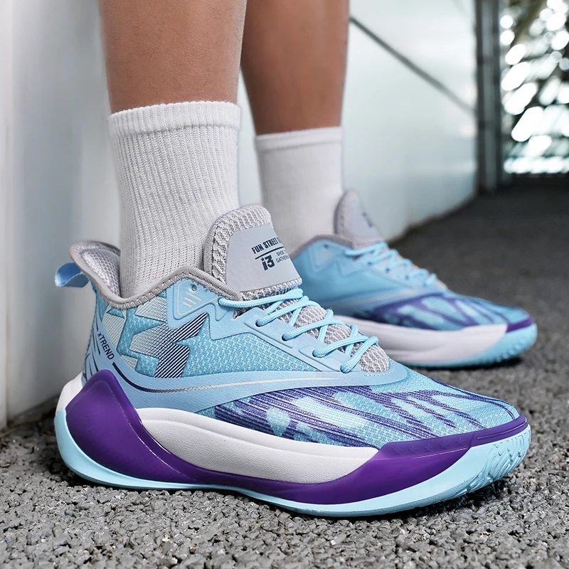 

Баскетбольная обувь, мужская обувь, уличная спортивная обувь, амортизирующие высокие студенческие практичные кроссовки, дышащие повседневные кроссовки с сеткой