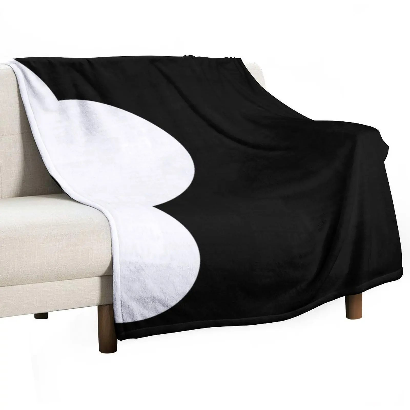 

Bold Retro Contrast Flower Graphic Throw Blanket valentine gift ideas Cute Soft Beds Stuffeds Blankets