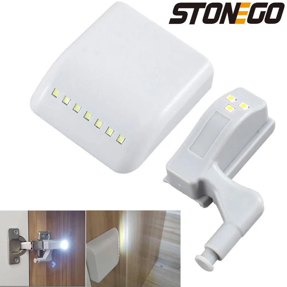 

2-размерный светильник под шкафом, беспроводной датчик движения, автоматический датчик движения, светильник для гардероба, шкафа, внутренний шарнир, лампа без батарей