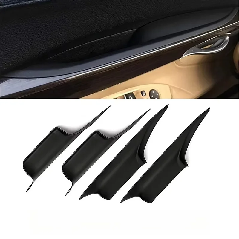Left Right Side Door Interior Handle Pull Carrier Cover For BMW 7 Series F01 F02 2008-2015 51429151212 51419115501 LHD RHD