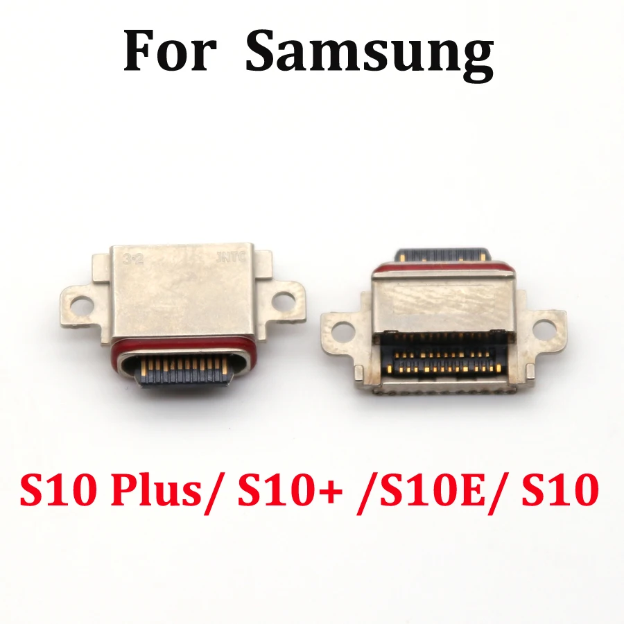 10pcs USB Charging Dock Port Charger Connector For Samsung Galaxy S10 G973 S10+ S10E S10 Plus 5G G970 G9750 G977 N U F G9770 W20