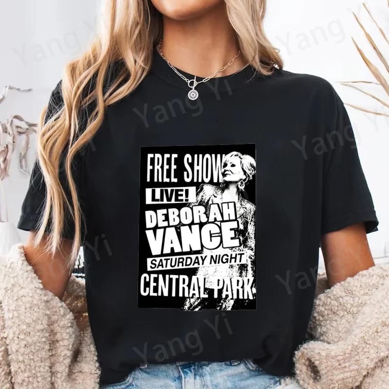 New Hacks Print T-Shirt Men Women Fashion Short Sleeve Casual Summer Tops Deborah Vance Free Show Picture Neutrality Tees Shirt