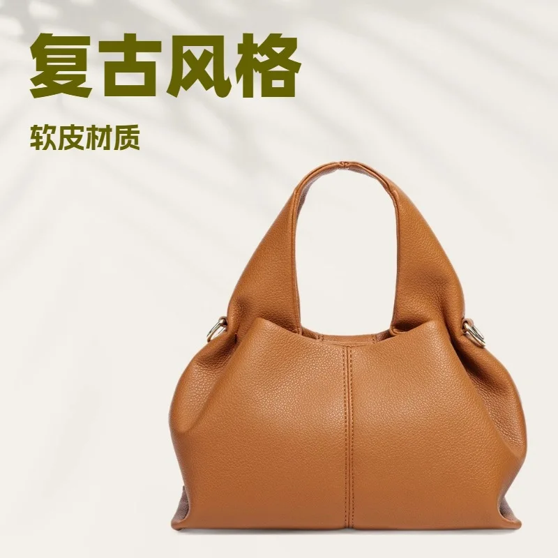 

2026 New Fashion Cloud Dumpling Bag Women's Trendy French Texture Handheld Lunch Box Bag Versatile Shoulder Crossbody Bag Bags