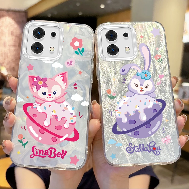 

New Disney Planet StellaLou LinaBell Phone Case for Redmi Note13 12 11 10 9 ProPlus 14C 13C 12C 10C 9C A2 A1 Hard Non-Slip Cover