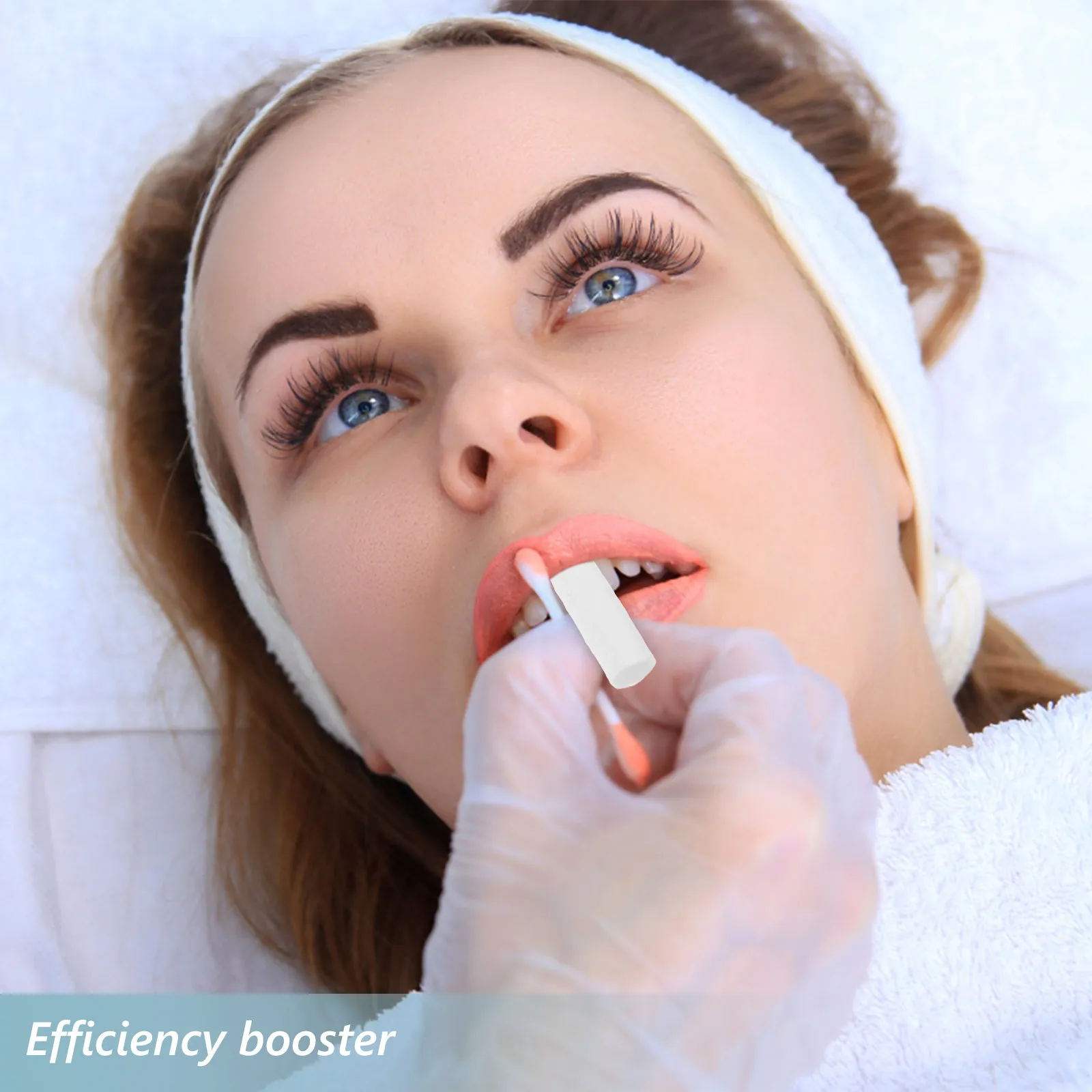 

100 шт. одноразовых ватных палочек для татуажа губ, для процедуры окрашивания губ, растушевки пигмента, гладкого нанесения пигмента, татуажа