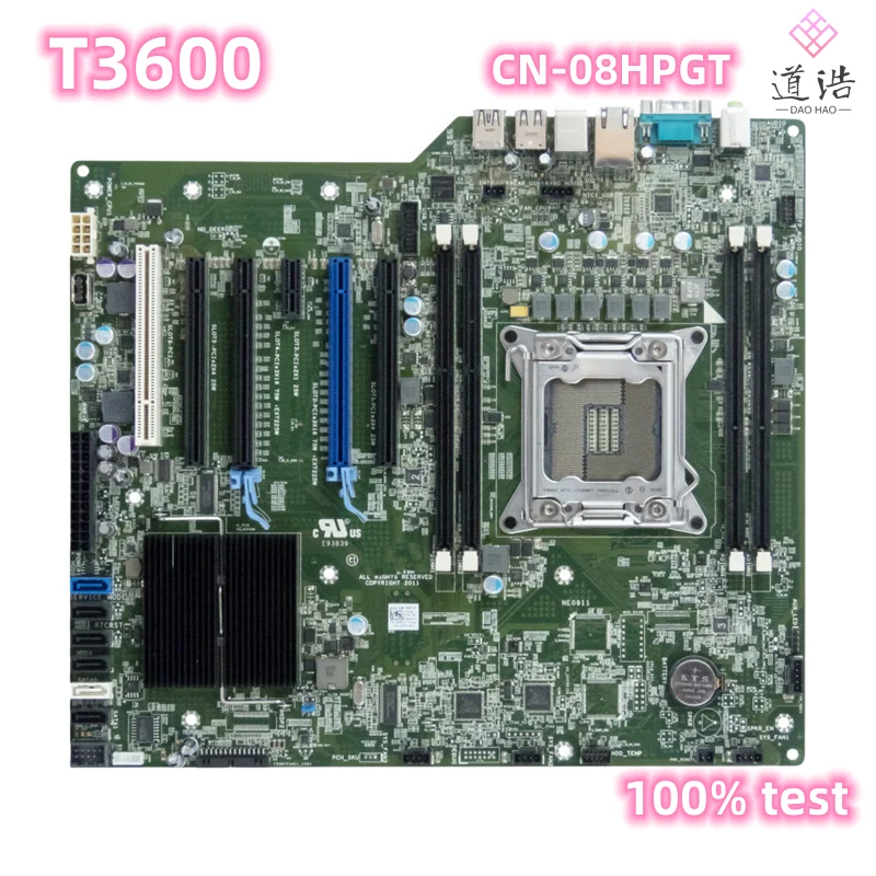 

CN-08HPGT For Dell Precision T3600 Workstation Motherboard 08HPGT 8HPGT LGA 2011 DDR3 Mainboard 100% Tested Fully Work