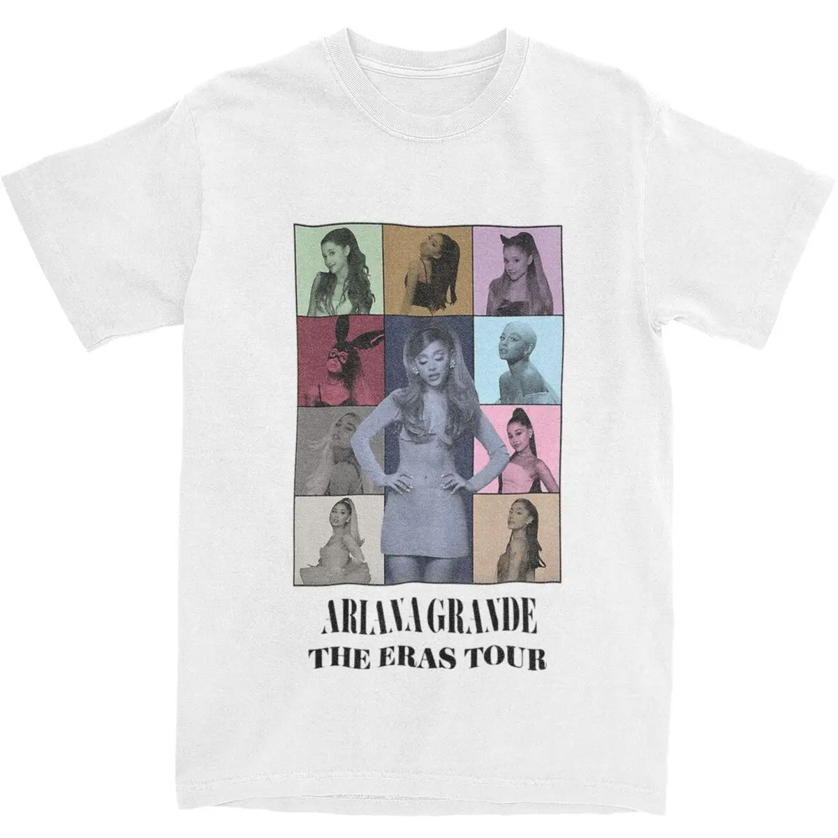 

Men's T Shirt Ariana Grandes Singer T-Shirts Hip Hop Music Tour Summer Tee Shirt Y2K Fun Custom DIY Cotton Tops Birthday Gift