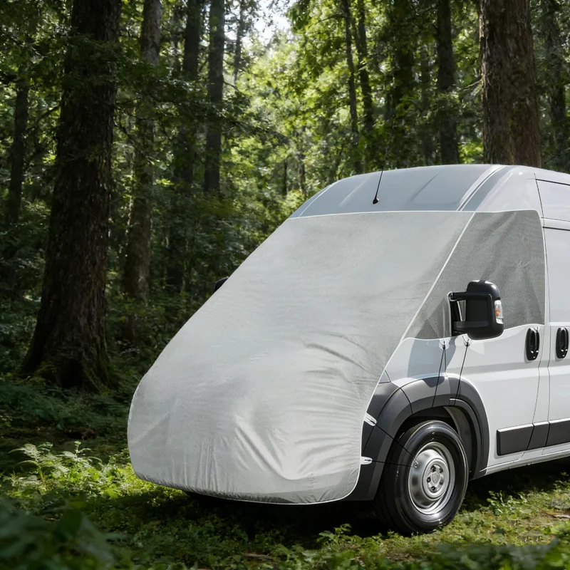 

Motorhome Windscreen Engine Hood Full Cover For Fiat Ducato Peugeot Boxer Citroen Relay 2006+ Ram Promaster Caravan Protector