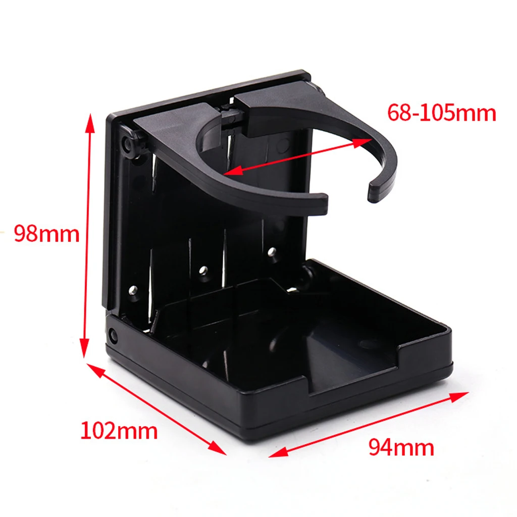 Easy Folding Cup Drink Holder Can Bottle Tray for Car Truck Boat Yacht SUV Van