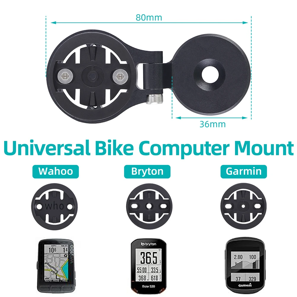Stopwatch Speedometer Support Stand Adjustable Bicycle Computer Mount Bicycle Computer Stem Mount Holder For /Bryton/Wahoo view 5