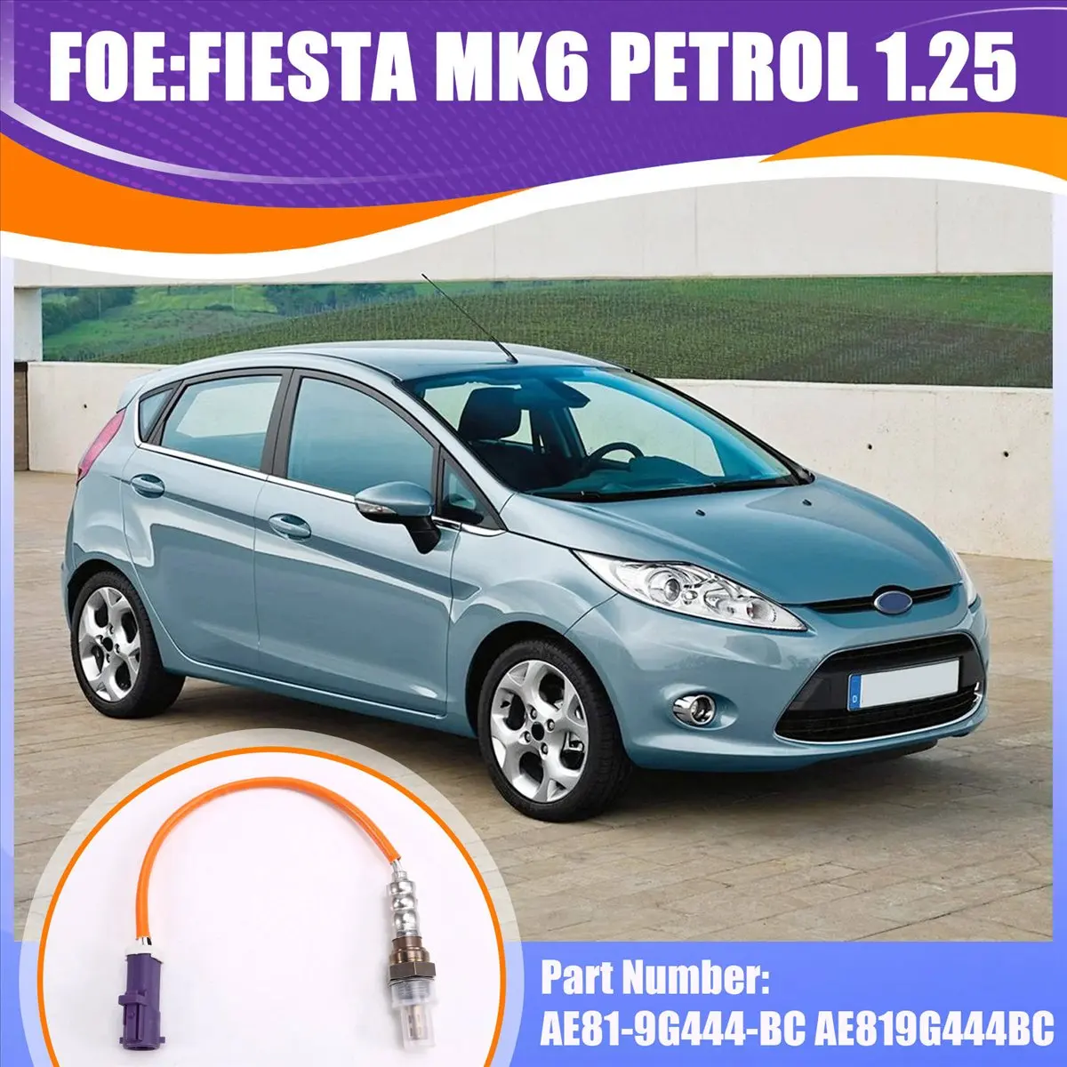 Super Sale 5pcs AE81-9G444-BC AE819G444BC Oxygen Sensor for Ford Fiesta Mk6 Petrol 1.25