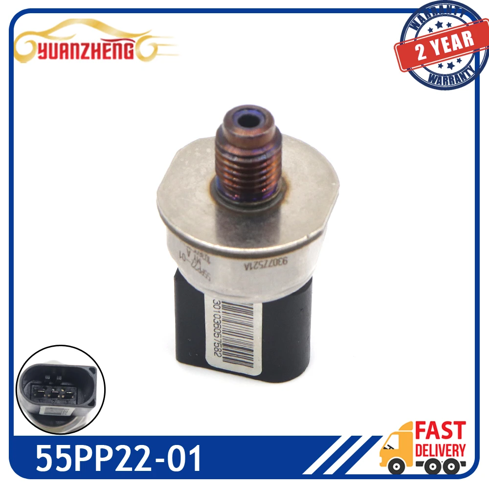 55PP22-01 Car Diesel Fuel Rail Pressure Sensor 9307Z521A For Mercedes-Benz MB VITO VIANO SPRINTER W212 S212 W204 S204 2.2 CDI