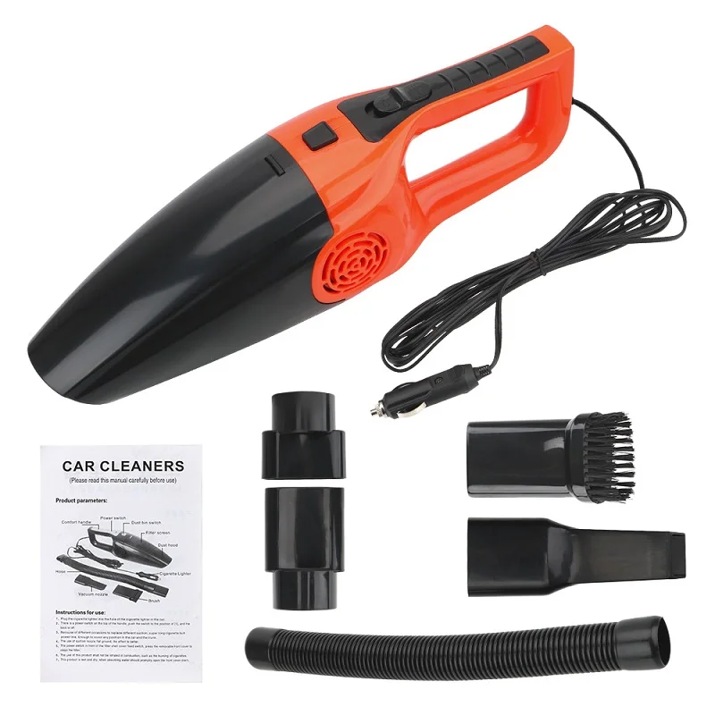 

Portable Car Vacuum Cleaner 12V 120W Powerful Handheld Mini Vaccum Cleaners High Suction Wet And Dry dual-use Vacuum Cleaner