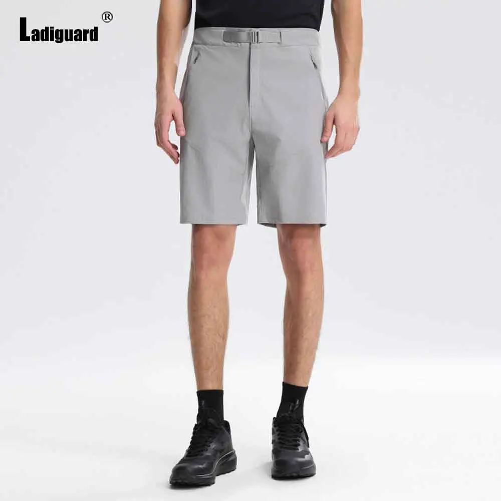 Stand Pockets Cotton Linen Shorts Men Fashion Buckle Up Half Pants Male Streetwear 2025 Stylish simplicity Casual Basic Shorts