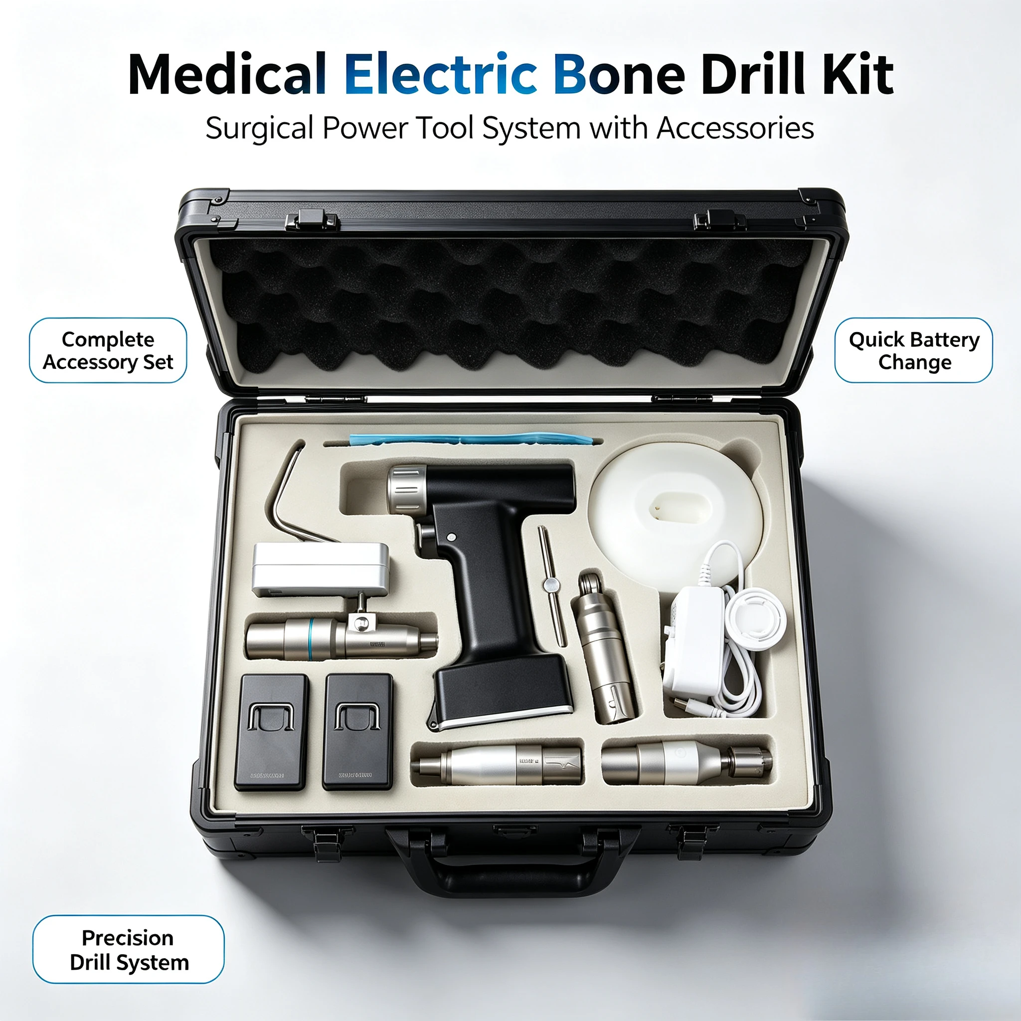 Drill Veterinary  Power Tool Mini Drill With AO Chuck A0 Quick Coupling Adapter
