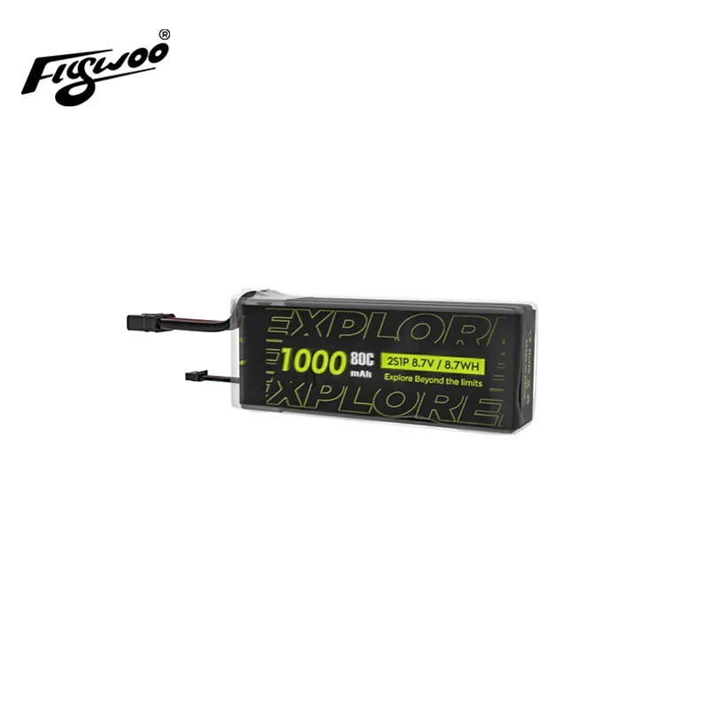 2PCS Explorer 1000mAh HV 2S 80C Lipo Battery For Micro Quad XT30