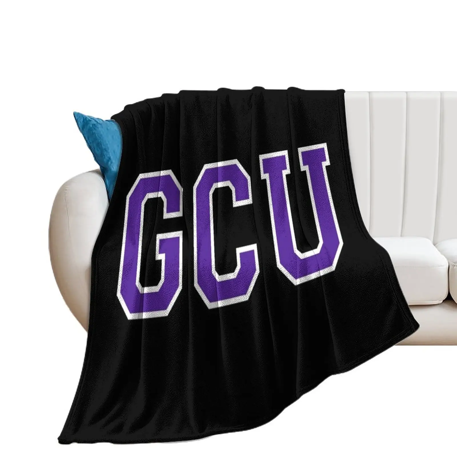 

grand canyon university college font Throw Blanket Designers Flannels Hairys Blankets