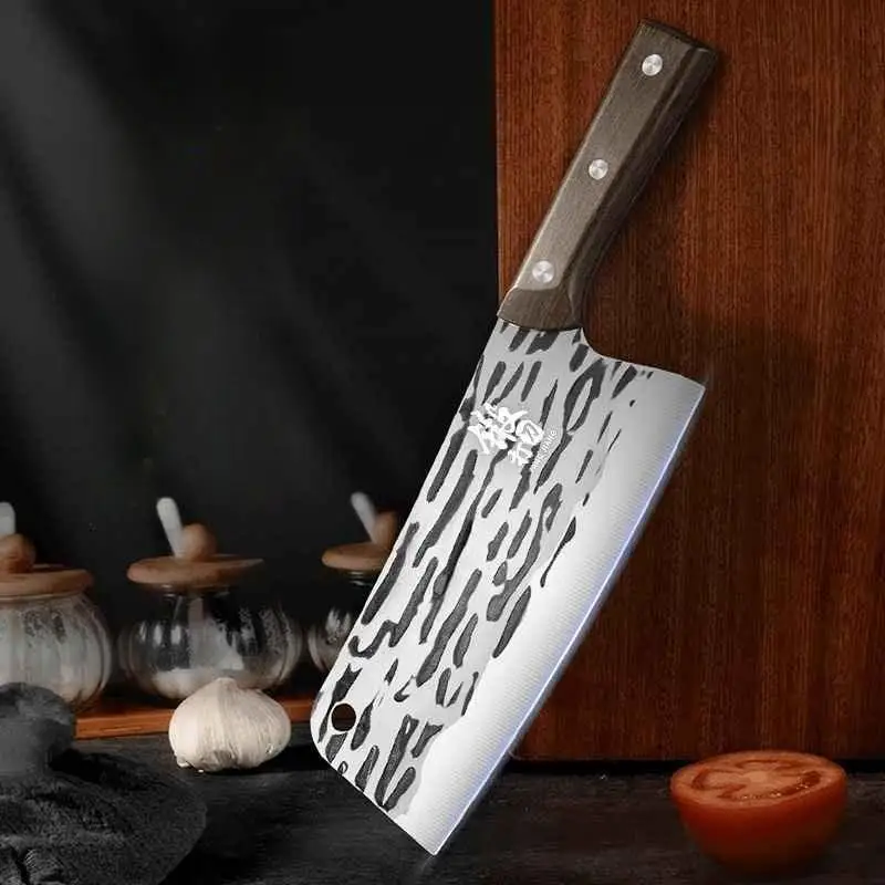 PLYS-1 Stück geschmiedetes Haushalts-Küchenmesser, spezielles scharfes Küchenschneidemesser für Damen, Kochmesser zum Hacken