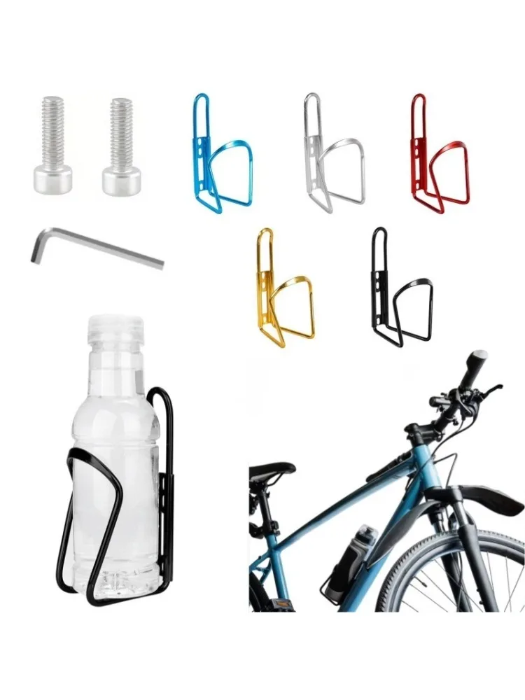 AliExpress NONE Aluminum Alloy Bicycle Bottle Holder Classic Cycling Bike Accessories Bottle Cage Bike Water Cup Holder Drink Bottle Bracket