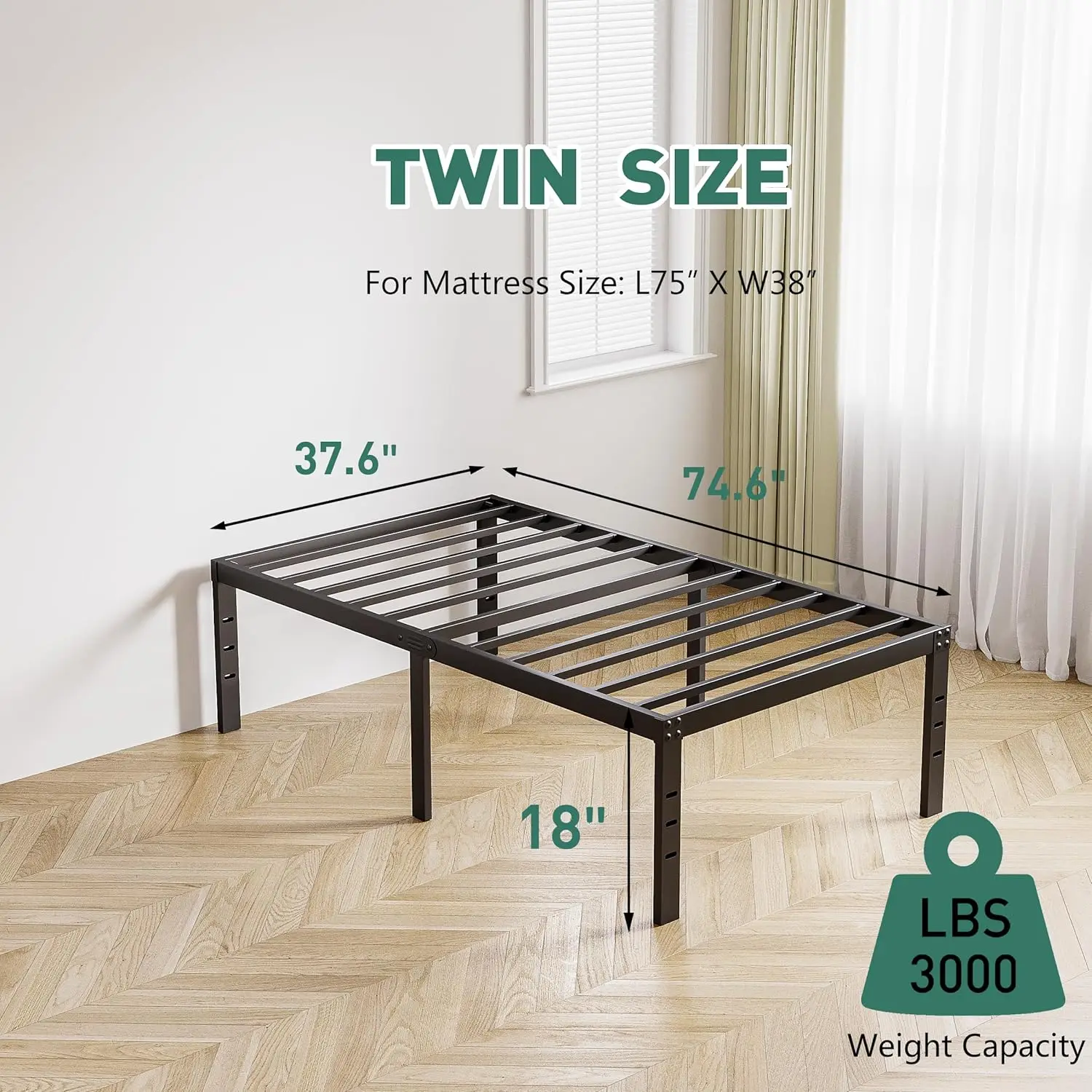 

Двухспальная рама-Рама для кровати двухспальная Рама 18 размеров двухспальная рама с безопасными закругленными углами, легко двухместная рама для кровати