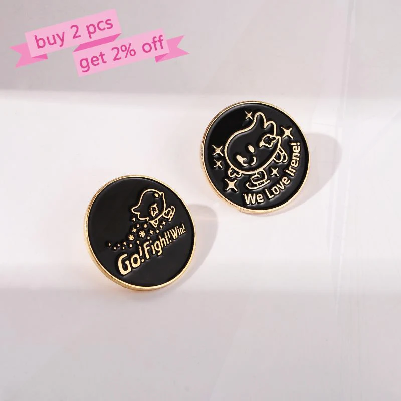 Yuzuru Lapel Badges Simple Fashion Jewelry Gift for Fans Friends Figure Skating Enamel  Brooch Custom Black Pines Hanyu