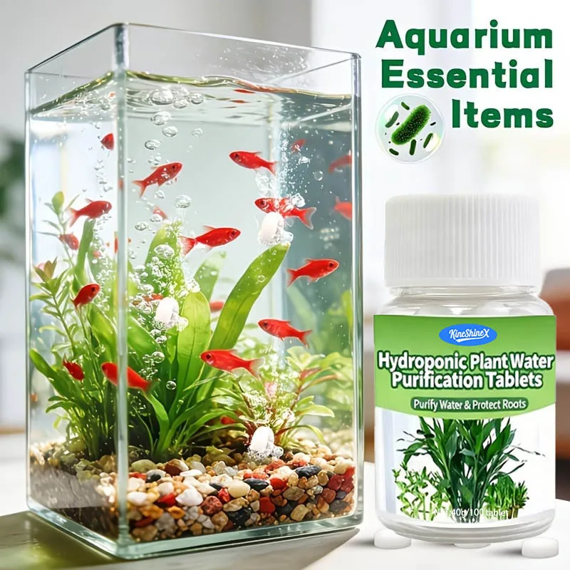 Hydroponic Water Purification Tablets-Instant Water Suitable for Aquariums,Potted Plants & Hydroponic Systems,for Aquatic Garden - view 3