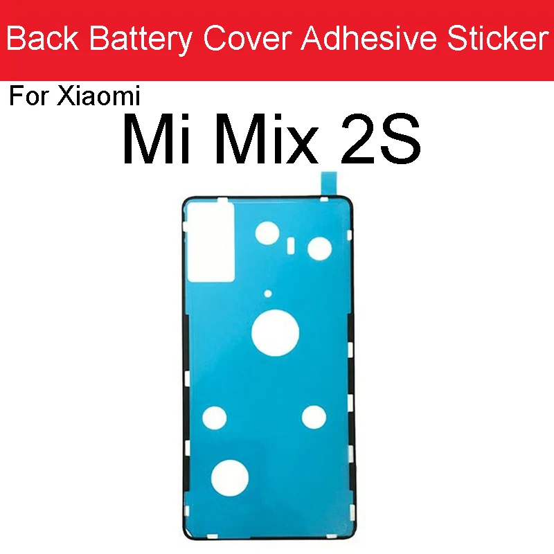 Pegatina adhesiva para cubierta de batería trasera de Xiaomi Mi Mix 2s Mix 3 Mix 4 Mi A3, cinta adhesiva para puerta trasera, piezas de repuesto