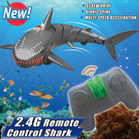 RC Shark 2.4Ghz Radio Control Boat Waterproof  Remote Control Shark  Ship Model Toys For Boys