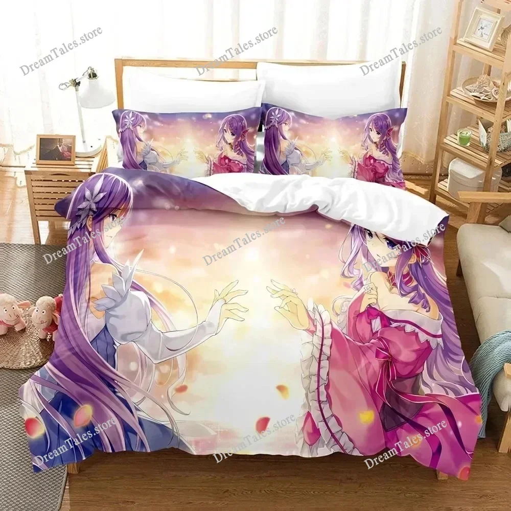 

Exquisite 3D Cartoon Seirei Gensouki Wallpaper Print Bedding Set Duvet Cover Comforter Bed Youth Kids Girls Boys Gift741