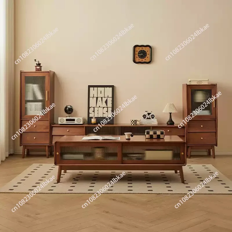 

Media Console Tv Stand Modern Storage Cabinet Television Mount Drawers Floor Pedestal Suporte