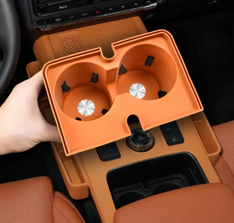 

Car Water Cup Holder Silicone Pad Fit for Haval H9 2024 Car Water Cup Holder Liquid Silicone Protective Pad Interior Accessories