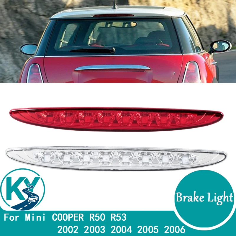 For BMW Mini Cooper R50 R53 1st Gen 2002-2006 Brake Light High Mount Stop Lamp Cover Car Accessories 63256935789