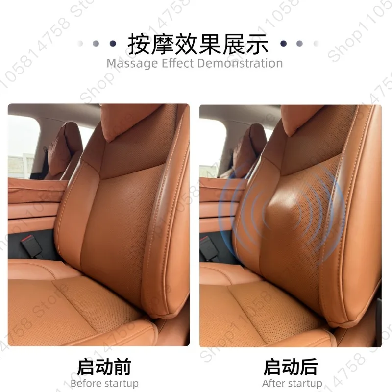 Car Seat Massage Modified 8:00 12:00 Pneumatic Massage Lumbar Support System Upgraded Main Driving Massage Kit