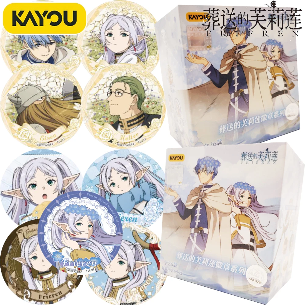 

Genuine Kayou Frieren: Beyond Journey's End Badge Backpack Jewelry Accessories Toys Anime Enthusiasts Surprise Collect Gifts