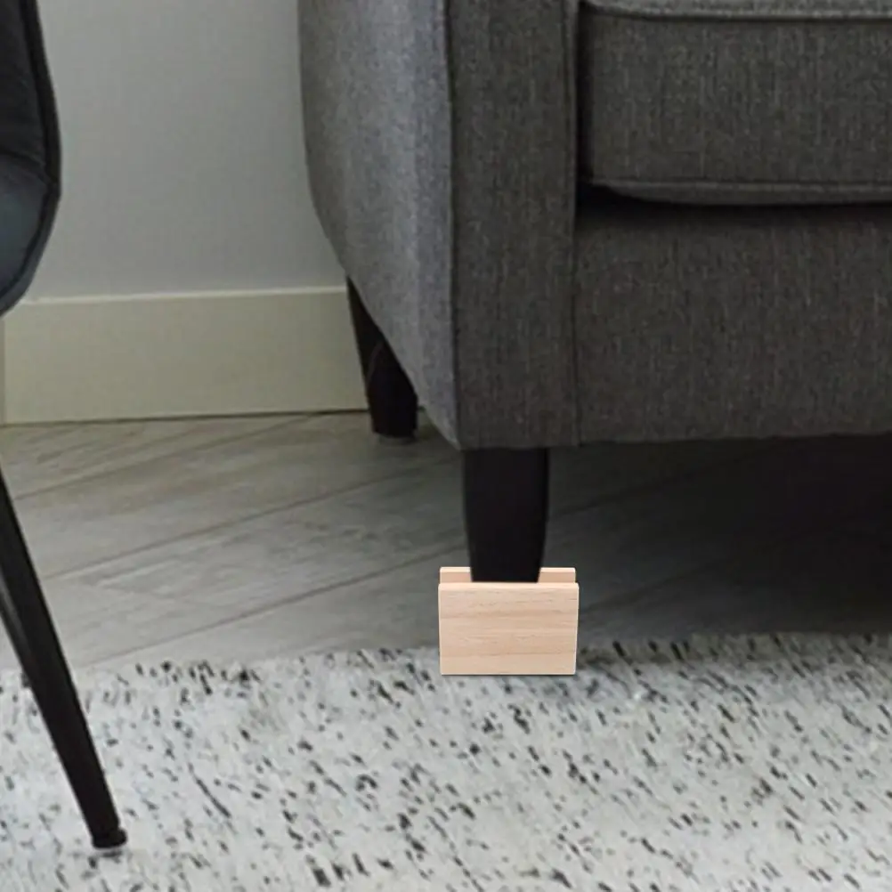 2 pièces surmatelas Table Riser bureau lit ascenseurs Risers meubles en bois blocs