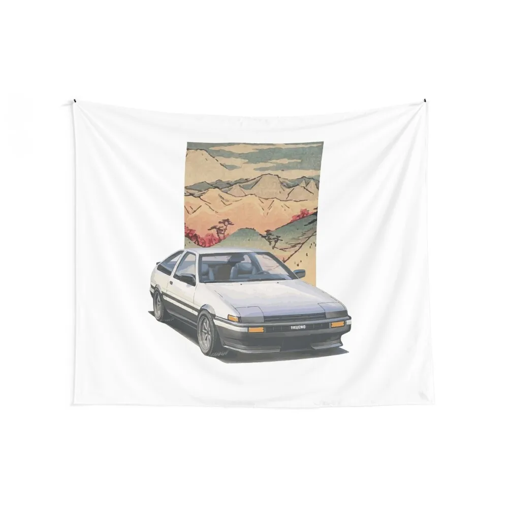 Tōge AE86 Tapestry Decoration For Home Luxury Living Room Decoration Art Mural Tapestry