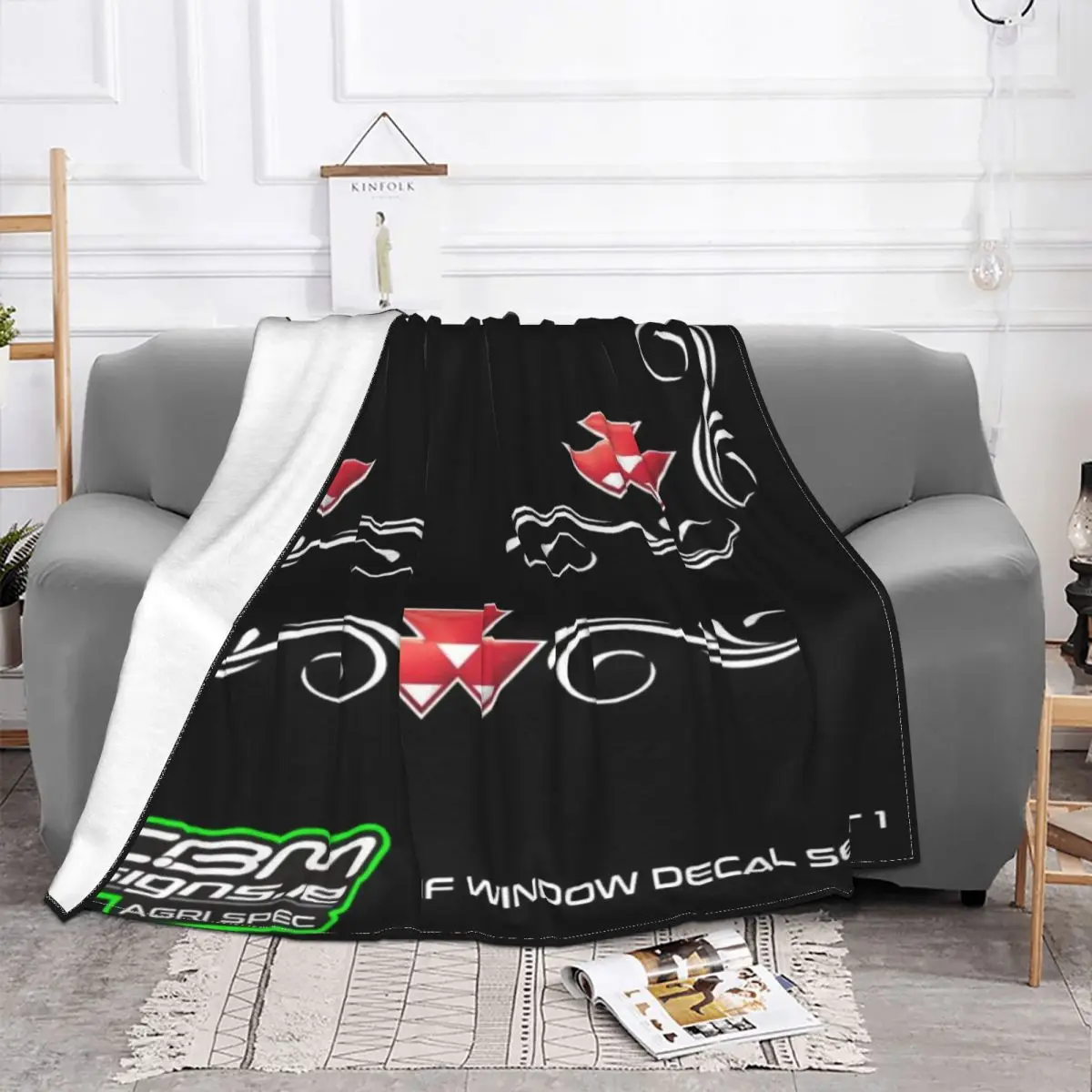 Massey Ferguson Lover Blanket Four Seasons Kawaii Breathable Warm Throw Blanket Bedding Bedroom Quilt