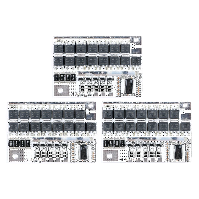 3S/4S/5S BMS 12v 16,8 v 21v 3,7 v 100A Li-ion Lmo, placa de circuito de protección de batería de litio ternaria, carga de equilibrio de polímero de