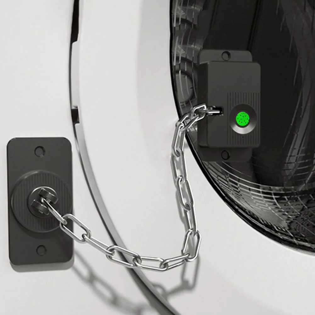 Fingerprint Lock For Child Safety Smart Easy To Use Type-C Interface Fast Charging Sliding Door And Window Lock Limiter