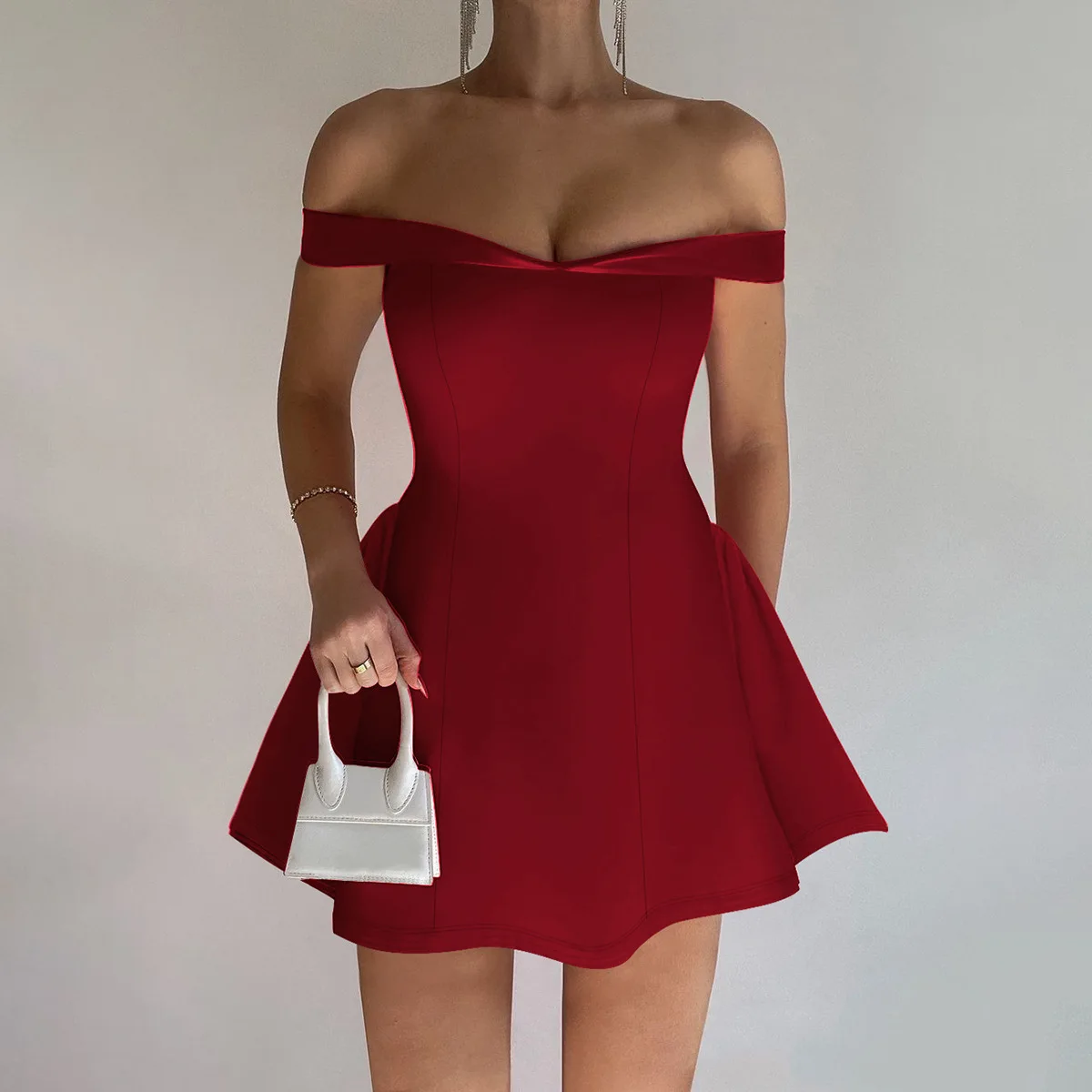 

Summer Skirt 2025 New Ladies Elegant Luxury Evening Dress Party Party Sexy Vacation Seaside Beach Fashion
