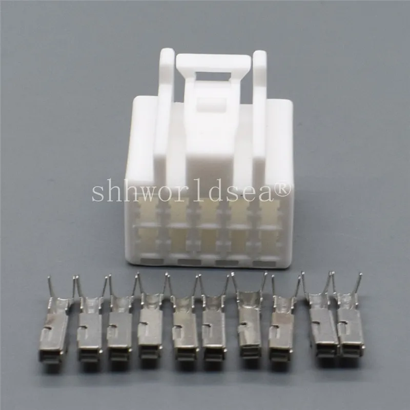 Shhworldsea 1Sets 10Pin Automobile Electrical Female Connectors For VW BMW Audi Toyota NISSAN 6248-5276  6249-1235 6248-5311