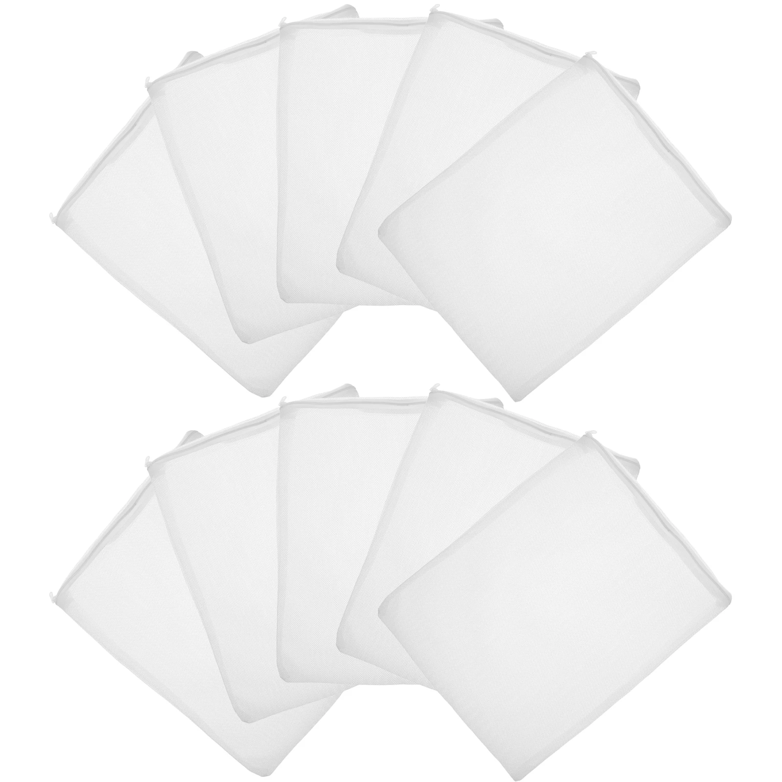 

10pcs Filter Bag Fine Mesh Aquarium Fish Tank Filter Pouch Zipper Mesh Bag Media Ceramic Ring Fish Tank Accessories