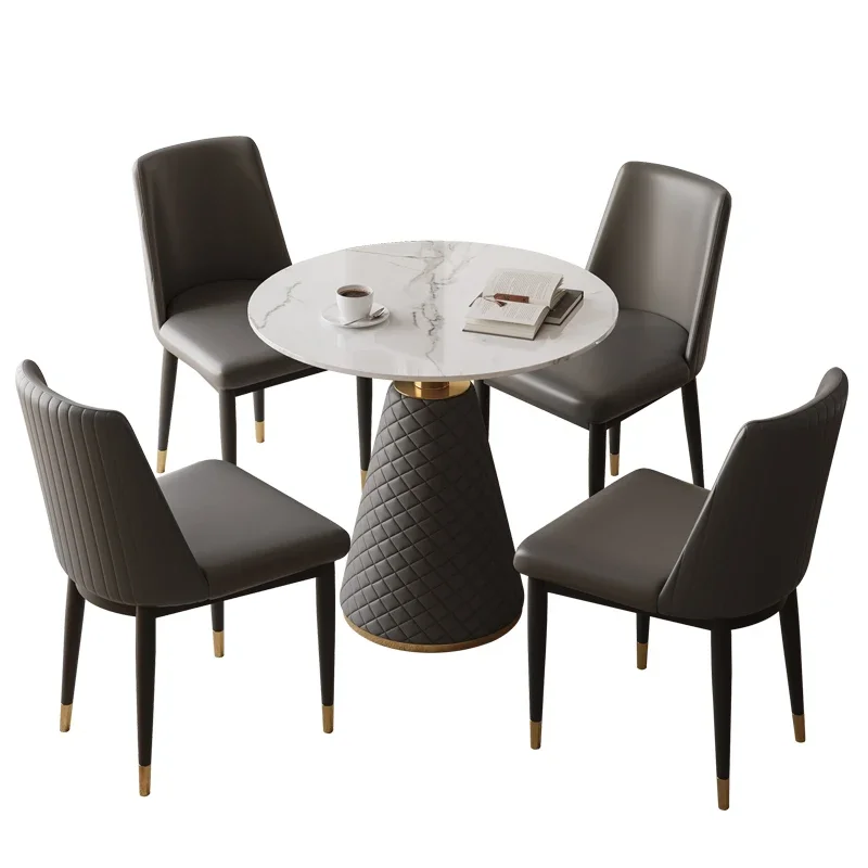 مكتب طاولة طعام مستديرة ردهة الفندق شرفة متعددة الوظائف توفير مساحة طاولة طعام خلع الملابس أثاث القهوة Mesas De Jantar