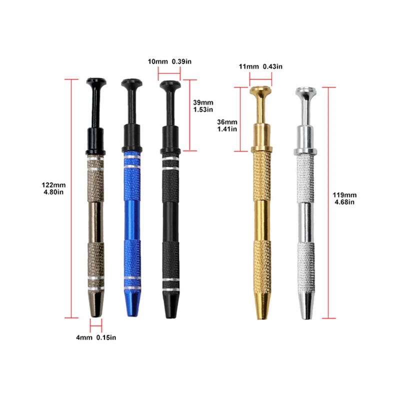 IC رقاقة مجتذب المسمار المنتقى مكون إلكتروني مكثف المنتزع المسمار أجزاء الدقة القابض إصلاح مجتذب القابض أداة اليد