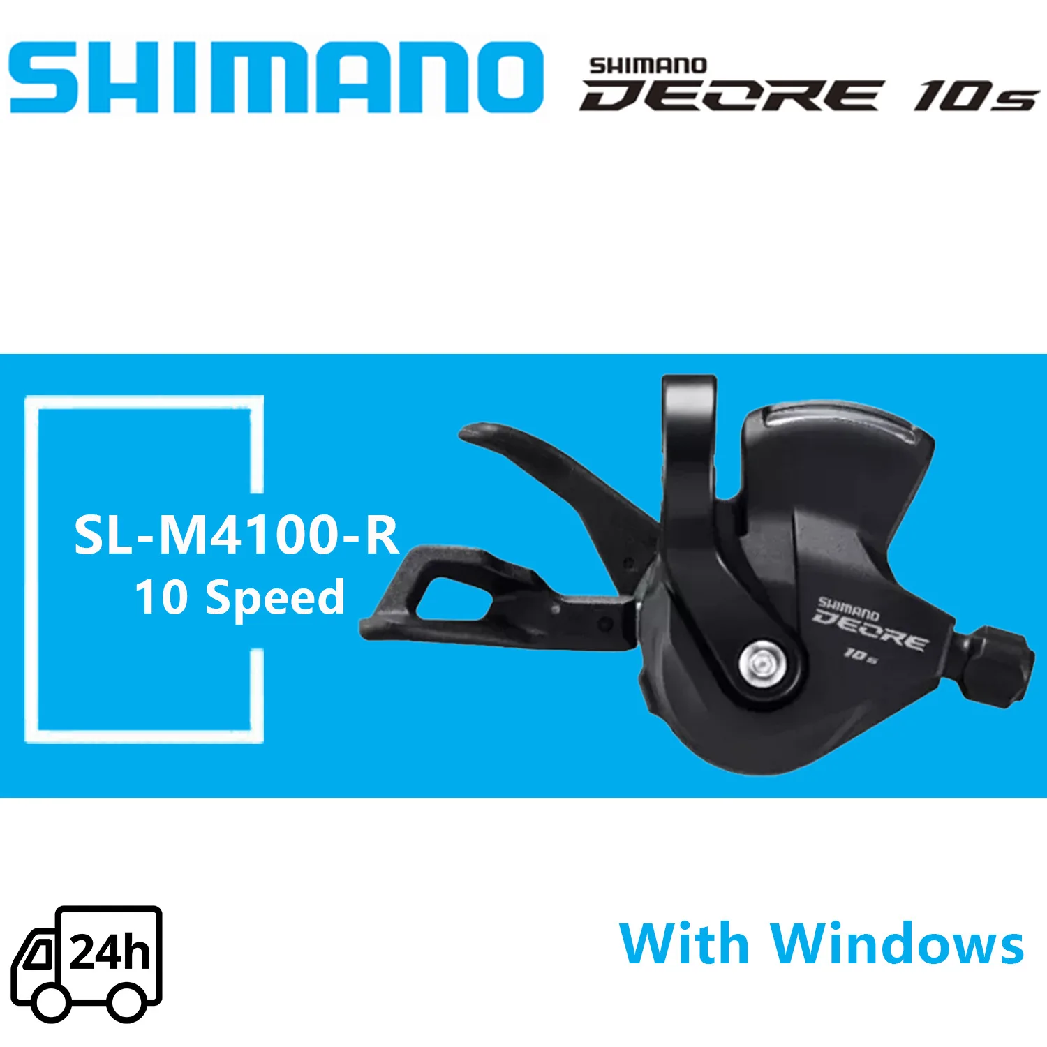 SHIMANO DEORE 10 Speed Groupset M4100 Shifter SL-M4100-R RD-M5120 RD-M4120 Rear Derailleur RD-M5120-SGS Original Parts view 5