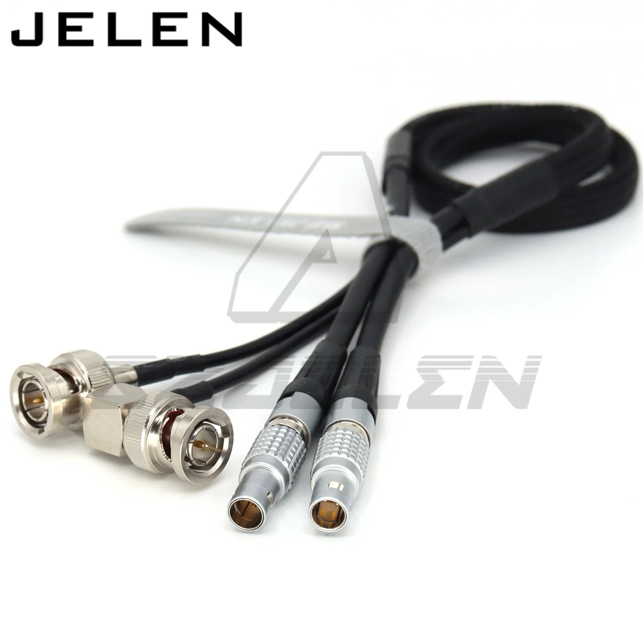 2 pin to 2pin Cable forTeradek Bolt Pro 1000/3000ft power cable and SDI camera monitor SDI line, BNC plug to BNC plug