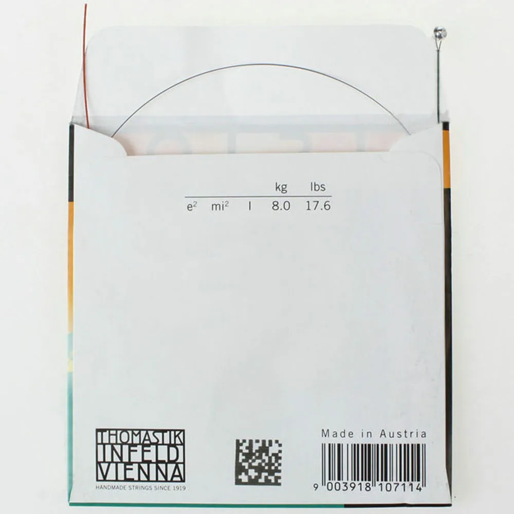 1 Piece E String, Thomastik TITANIUM SOLO VIT01 Violin E String, Ball End, Size 4/4, Original from Austria