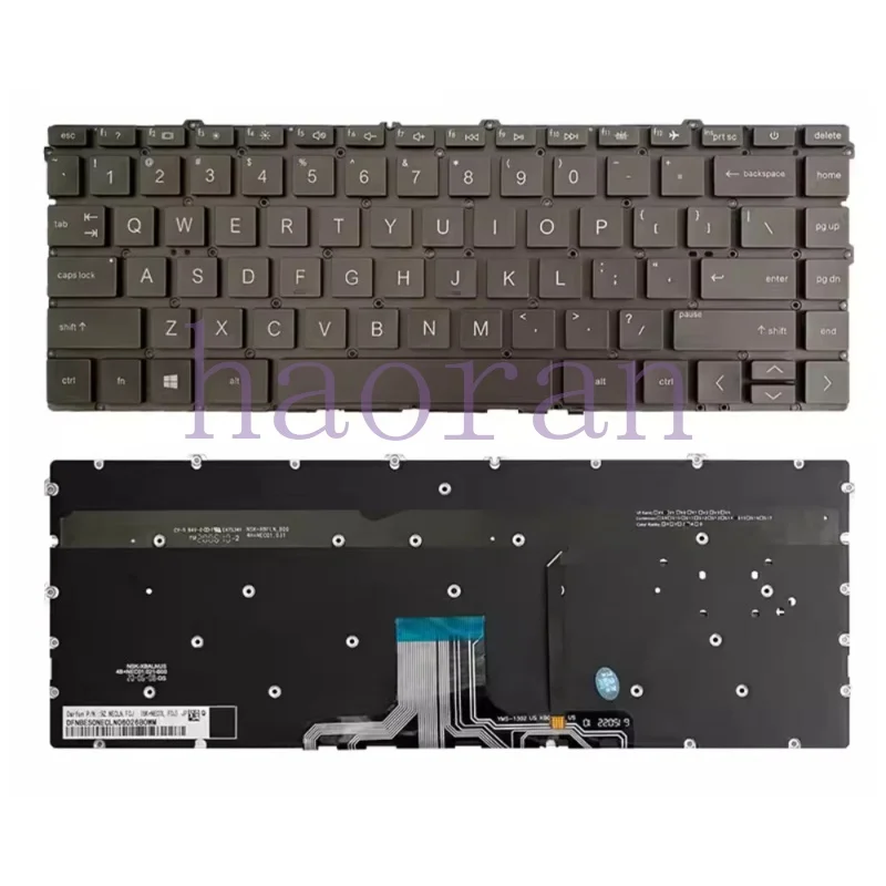 For HP x360 14-dw 14-dv/dy 13-bb TPN-Q244/i137 laptop keyboard backlit keyboard