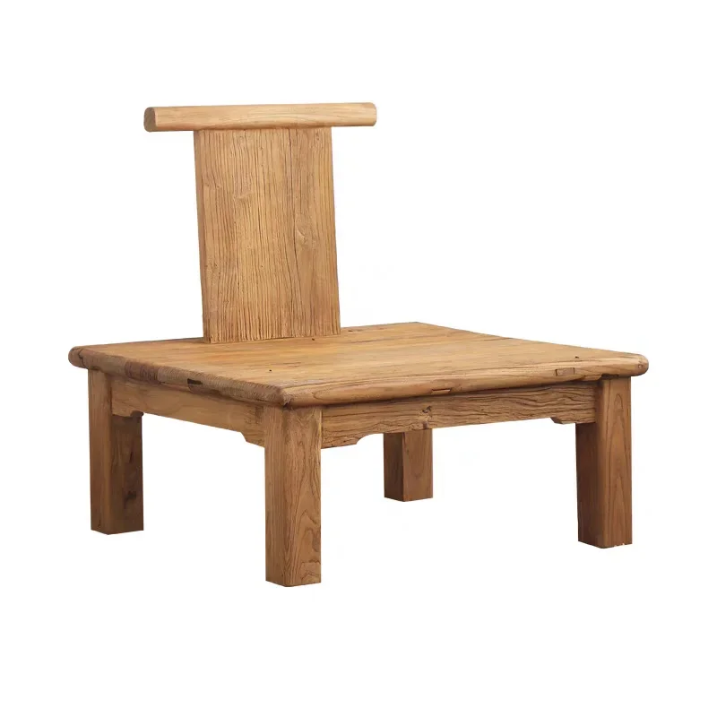Door panel sitting  Back chair Solid wood original ecological sofa chair Tea room Balcony furniture